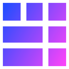 Layout Window 47 Icon from Sharp Gradient Set