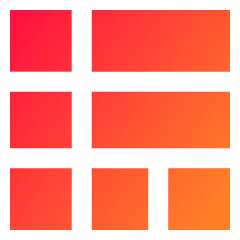 Layout Window 48 Icon from Sharp Gradient Set
