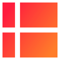Layout Window 52 Icon from Sharp Gradient Set