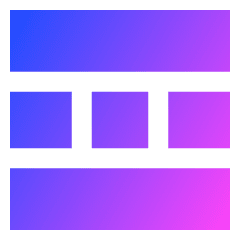 Layout Window 59 Icon from Sharp Gradient Set