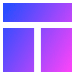 Layout Window 7 Icon from Sharp Gradient Set