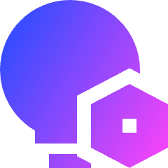 Lighting Setting Bolt Nut Icon from Sharp Gradient Set