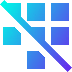 Dial Pad Disable 1 Icon from Sharp Gradient Set