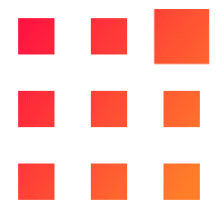 Dial Pad Top Right Icon from Sharp Gradient Set