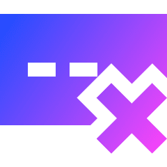 Incorrect Password Icon from Sharp Gradient Set