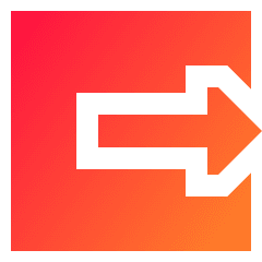 Logout 3 Icon from Sharp Gradient Set