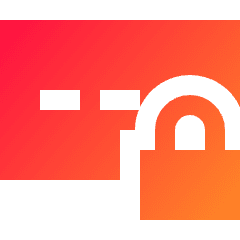 Password Lock Icon from Sharp Gradient Set