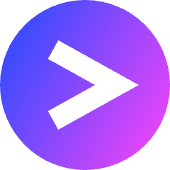 Greater Than Sign Circle Icon from Sharp Gradient Set