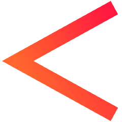 Less Than Sign Icon from Sharp Gradient Set