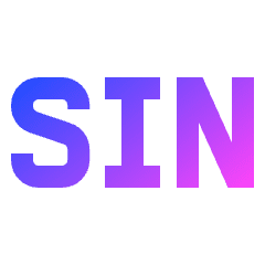 Sine Icon from Sharp Gradient Set
