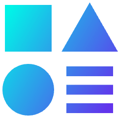 Page Setting Icon from Sharp Gradient Set