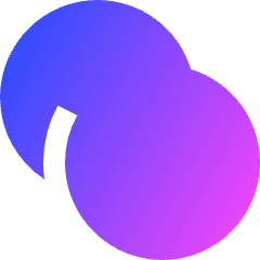 Pathfinder Circle Merge Icon from Sharp Gradient Set