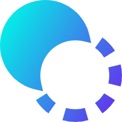 Pathfinder Circle Minus Front 1 Icon from Sharp Gradient Set