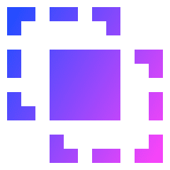 Pathfinder Intersect Icon from Sharp Gradient Set