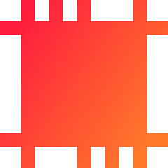 Color Registration Icon from Sharp Gradient Set