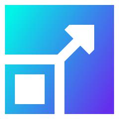 Maximize 2 Icon from Sharp Gradient Set