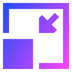 Minimize Icon from Sharp Gradient Set
