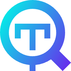 Search Text Icon from Sharp Gradient Set