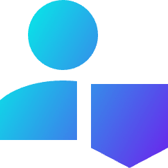 User Protection 1 Icon from Sharp Gradient Set