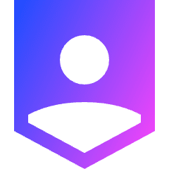 User Protection 2 Icon from Sharp Gradient Set