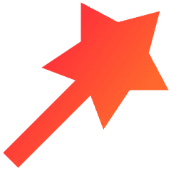 Magic Wand 2 Icon from Sharp Gradient Set