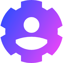 Account Setting Icon from Sharp Gradient Set