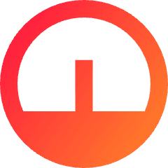 Dashboard Gauge Medium 1 Icon from Sharp Gradient Set