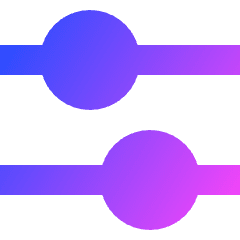 Horizontal Slider 4 Icon from Sharp Gradient Set