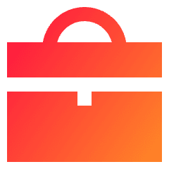 Tool Box Icon from Sharp Gradient Set