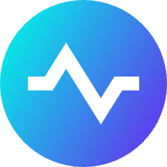 Wave Signal Circle Icon from Sharp Gradient Set