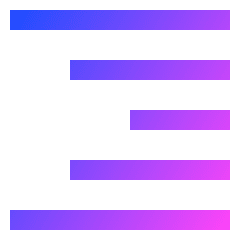 Align Right Icon from Sharp Gradient Set