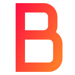 Bold Text Icon from Sharp Gradient Set