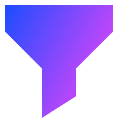 Filter 2 Icon from Sharp Gradient Set