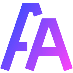 Font Size Icon from Sharp Gradient Set