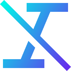 Italic Off Icon from Sharp Gradient Set