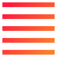 Justified Alignment Icon from Sharp Gradient Set