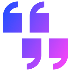 Quotation 3 Icon from Sharp Gradient Set