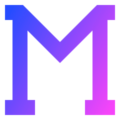 Slab Serif Font Icon from Sharp Gradient Set