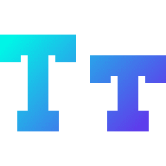 Small Caps Icon from Sharp Gradient Set