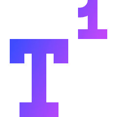 Superscript 2 Icon from Sharp Gradient Set