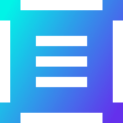 Text Box 2 Icon from Sharp Gradient Set