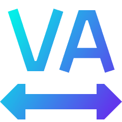 Text Tracking Icon from Sharp Gradient Set