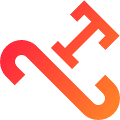 Type On Path Icon from Sharp Gradient Set