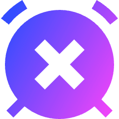 Remove Alert Clock Icon from Sharp Gradient Set