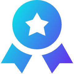 Ribbon Icon from Sharp Gradient Set
