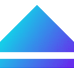 Upload Arrow Icon from Sharp Gradient Set