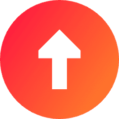 Upload Circle Icon from Sharp Gradient Set