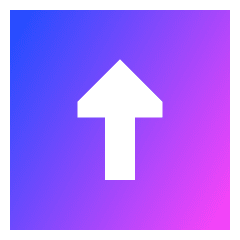 Upload Square Icon from Sharp Gradient Set