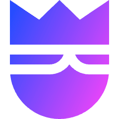 User King Crown Icon from Sharp Gradient Set