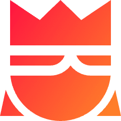 User Queen Crown Icon from Sharp Gradient Set